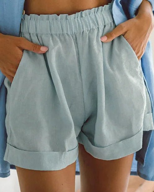 Versatile High-Waisted Stretch Shorts