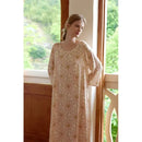 Chinese Style Retro Flower Print Sleepdress