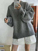 Round Neck Loose Cashmere Sweater