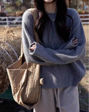 Luxe Cashmere Round Neck Pullover