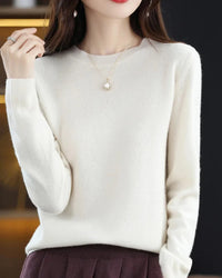 Merino Wool Round Neck Sweater