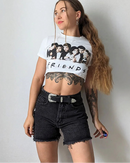 High-Waist Loose Denim Shorts