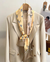 Women's Printed Silk Scarf & Shawl