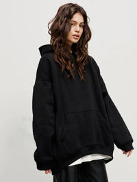 Fleece Oversized Hoodie Sweatshirt