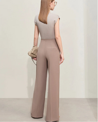 New Straight-Leg Casual Wide-Leg Pants