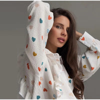 Cotton long sleeves Shirt & Shorts Set