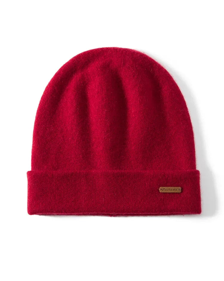 Cashmere Double-Layer Beanie