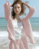 Casual Collared Single-Breasted Long-Sleeved Shirt