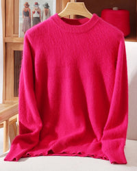 Mink Cashmere Crewneck Sweater
