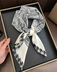 Multifunction Paisley Square Silk Scarf