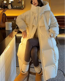 Women's Long Hooded Puffer Coat