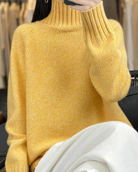 Thick Merino Wool Turtleneck Sweater