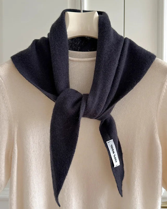 Women's Warm Wool Triangular Scarf