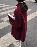 Cashmere Turtleneck Loose Thick Sweater