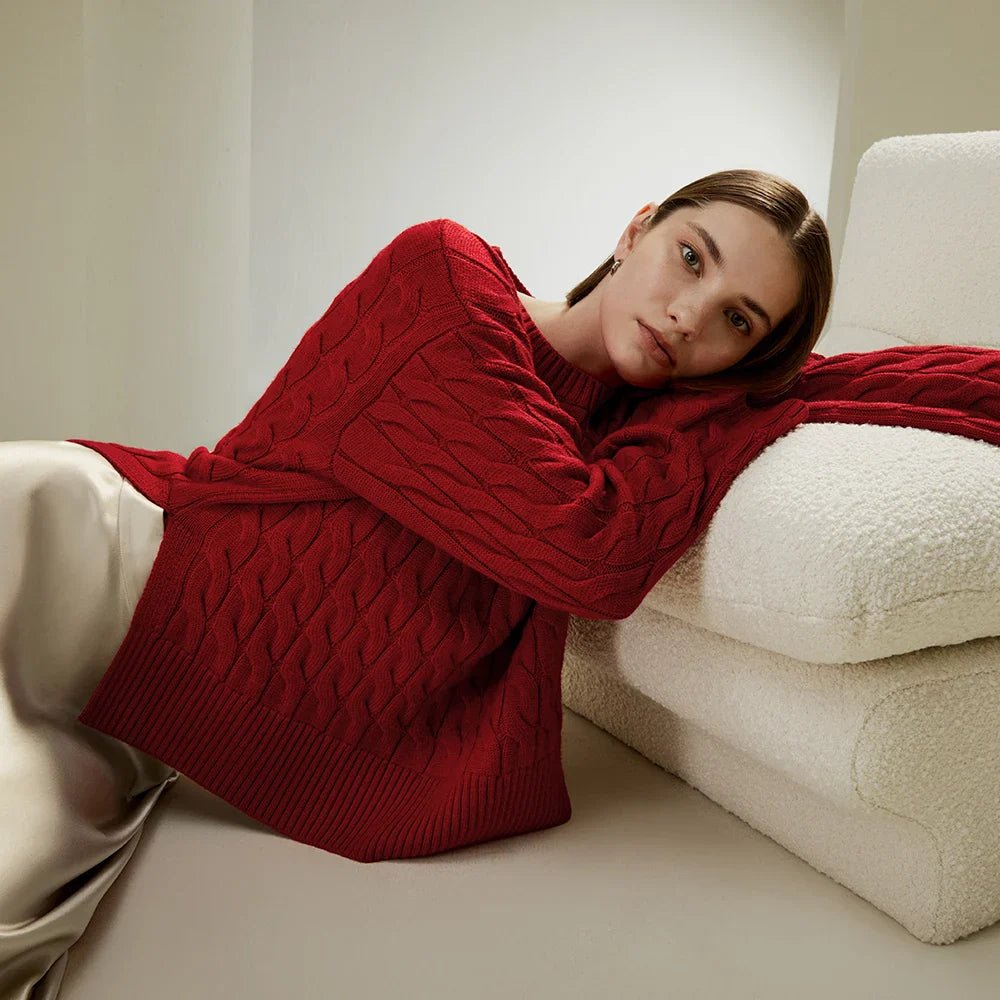 Ultrafine Merino Wool Crewneck Sweater