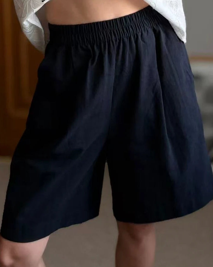 High Waist Wide Leg Shorts