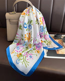 Multifunction Paisley Square Silk Scarf