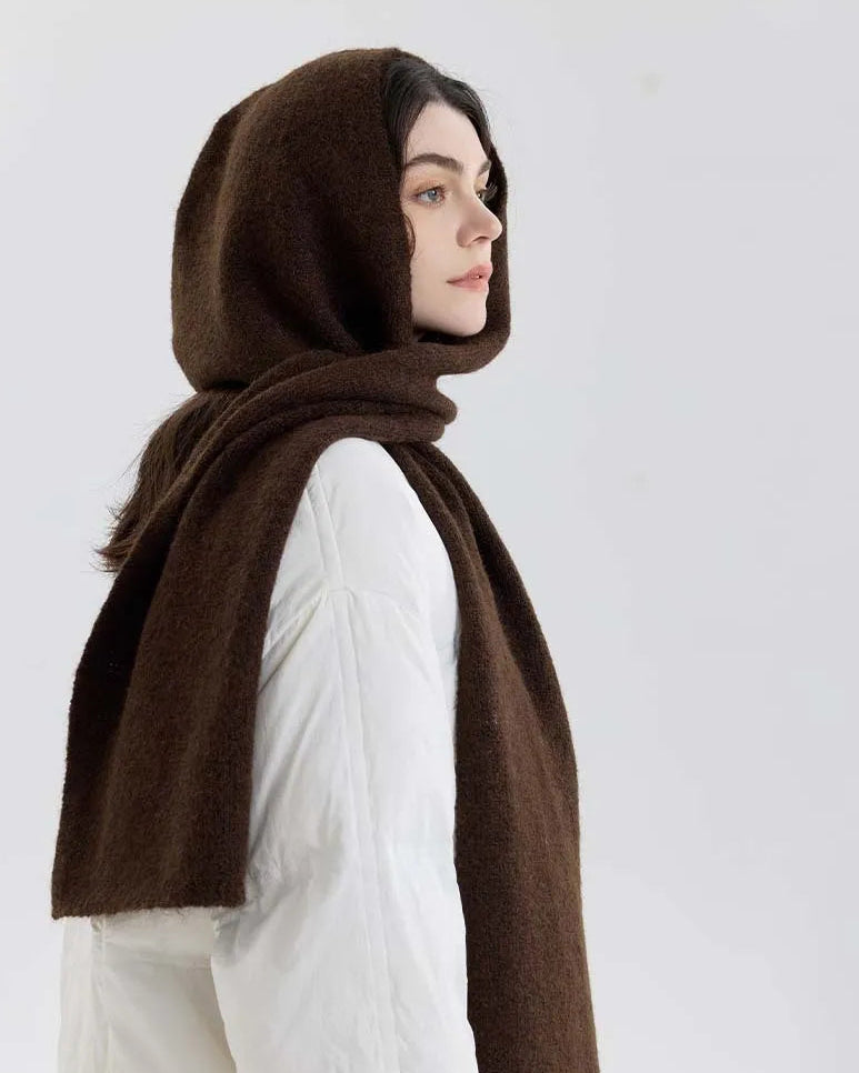Structured Knit One-Piece Neck Warmer