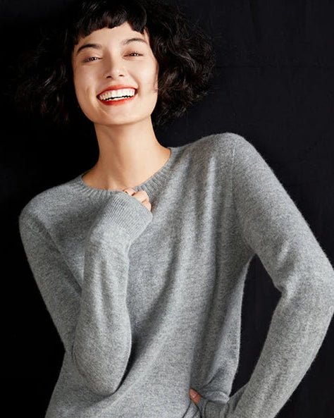 Cashmere Casual Crew Neck Loose Sweater
