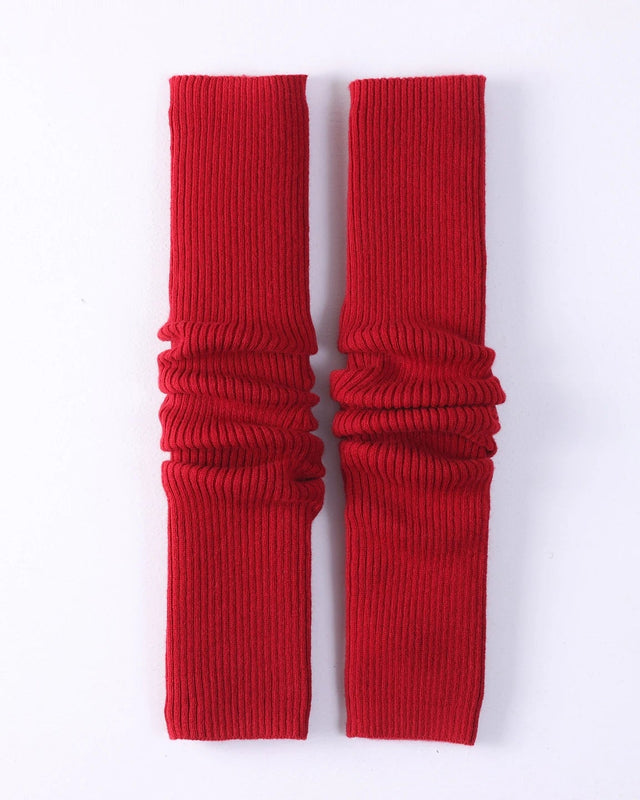 Wool Cashmere Knit Leg Warmers