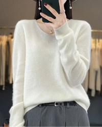Merino Wool V-Neck Pullover