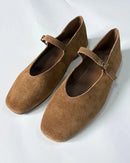 Stylish Low-Cut Lace-Up Round-Toe Flat Shoes