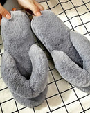 Velvet Thickened Plush Indoor Flip-Flops
