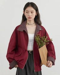 Reversible Stand Collar Jacket
