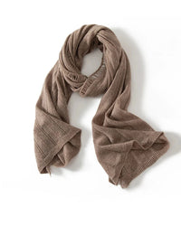 Wool Cashmere Tassel Wrap Scarf