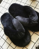 Velvet Thickened Plush Indoor Flip-Flops
