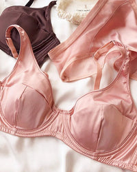 Ice Silk Comfortable Push-Up Bra Set