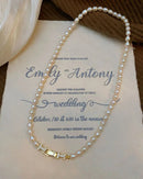 Freshwater Pearl & Crystal Party Necklace