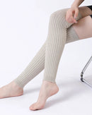Knit Ruffle Leg Warmers