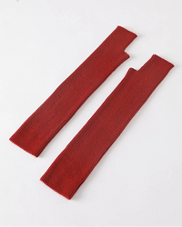 Wool Blend Knit Long Arm Warmers
