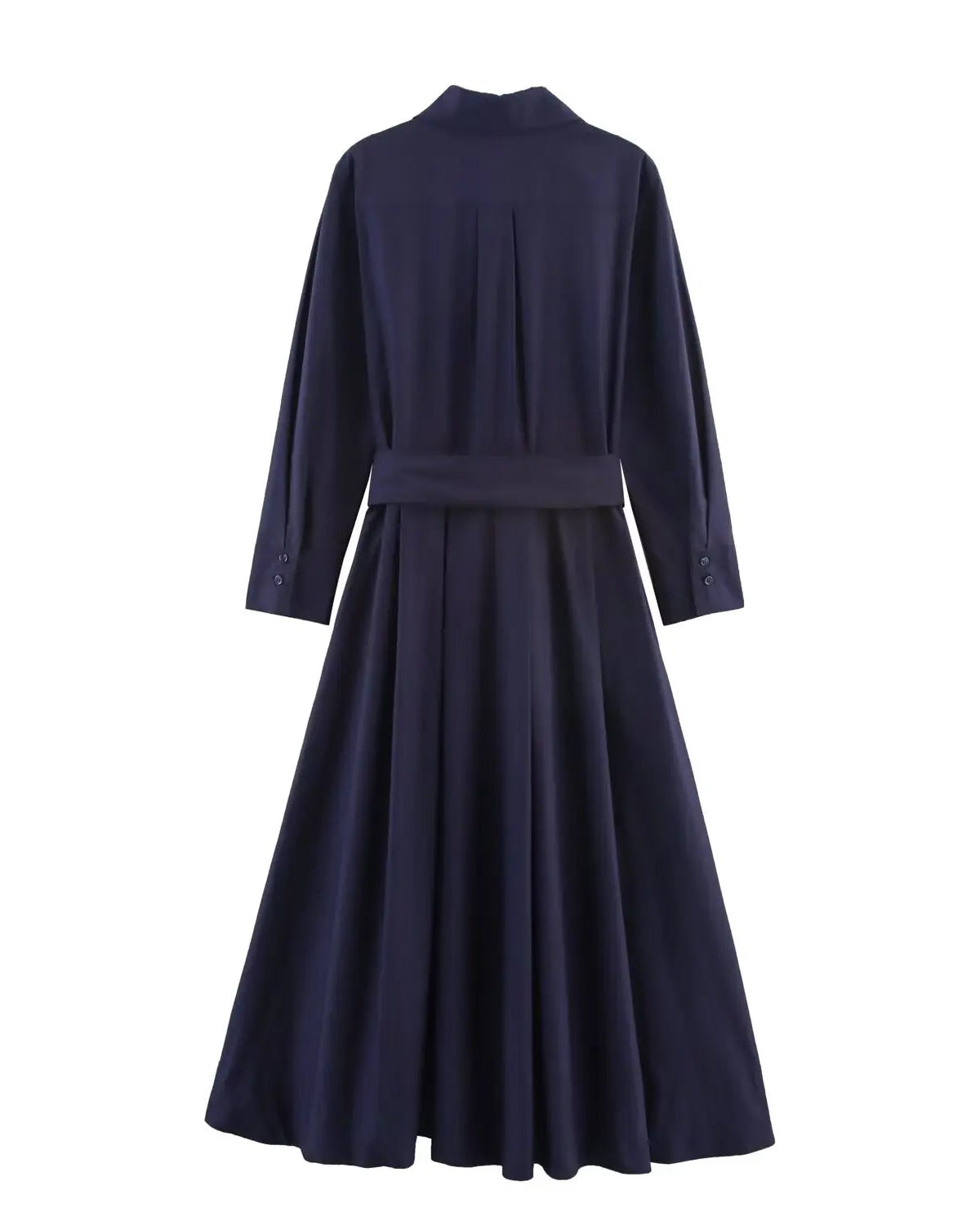 Shirt-Style Button-Down Dress