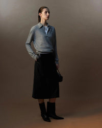 Refined Cashmere Polo Sweater