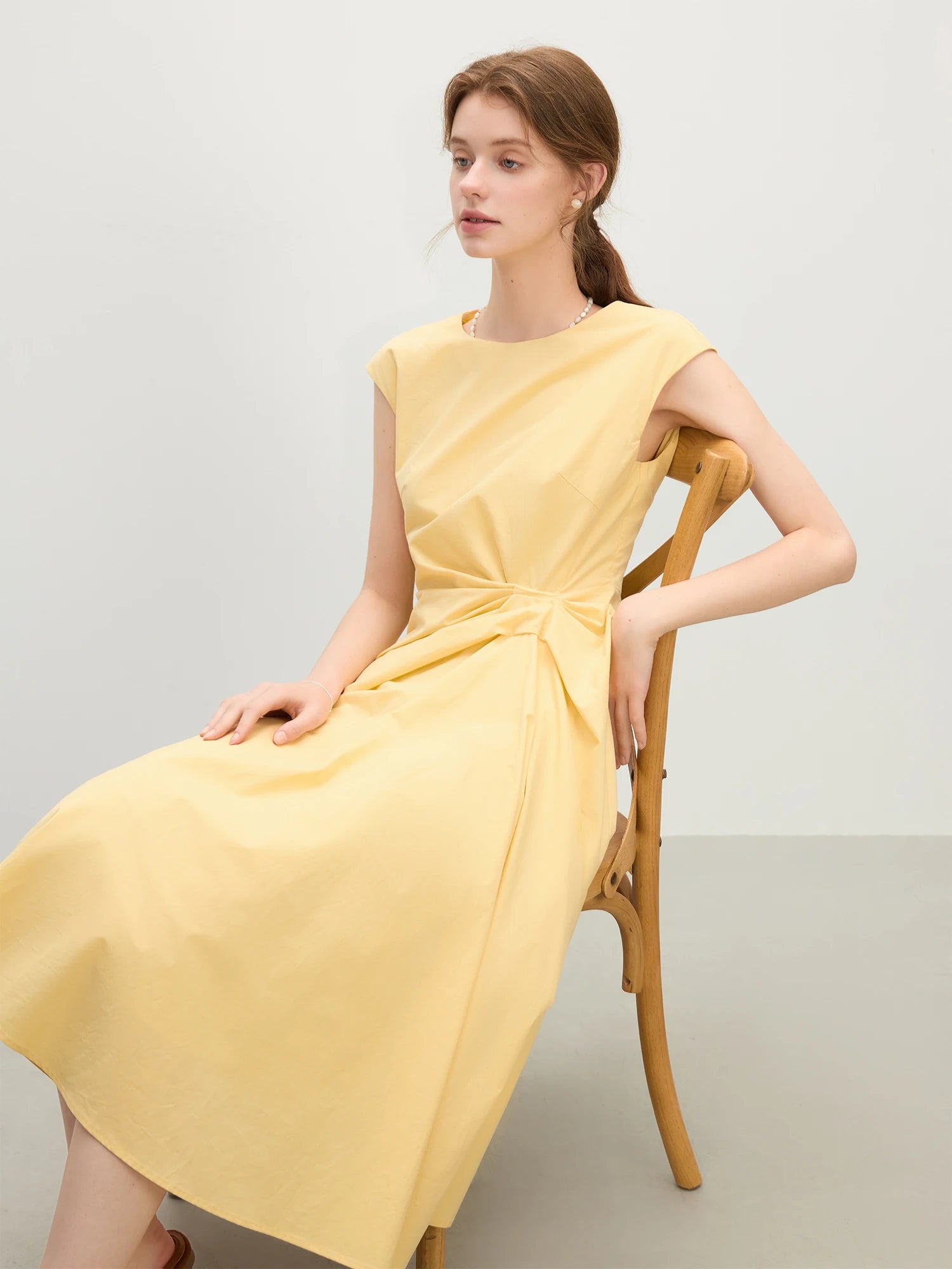 Design Sense High Waist Slim Dress