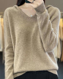 Soft Wool Knit Hooded Pullover Sweater