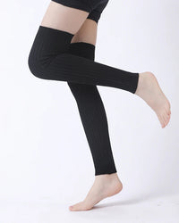 Knit Ruffle Leg Warmers