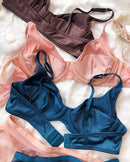 Ice Silk Comfortable Push-Up Bra Set