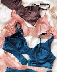 Ice Silk Comfortable Push-Up Bra Set