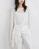 Lightweight Lyocell Long Sleeve Top