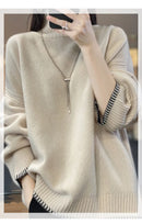 Oversized 100% Wool Turtleneck Sweater