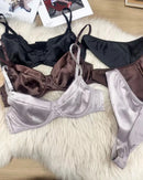 Silk Ultra-Thin Soft Comfortable Seamless Bra Set