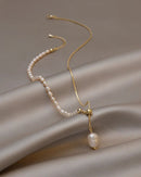 Freshwater Pearl Drop Pendant Necklace