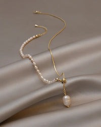 Freshwater Pearl Drop Pendant Necklace