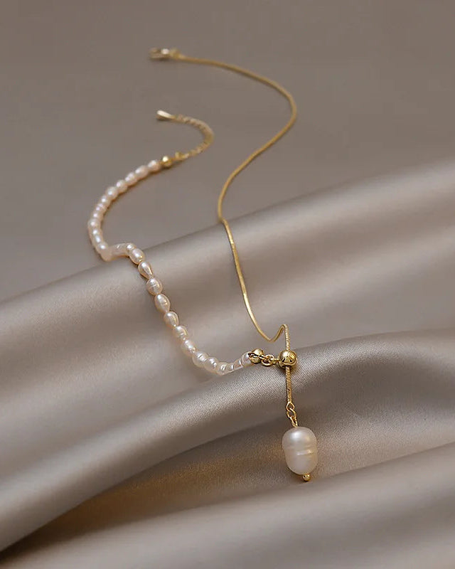 Freshwater Pearl Drop Pendant Necklace