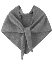 Merino Wool Triangle Knit Shawl