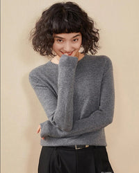 Cashmere Casual Crew Neck Loose Sweater