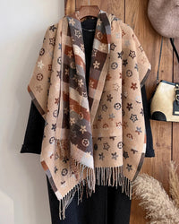 Printed Oversized Shawl Wrap Scarf